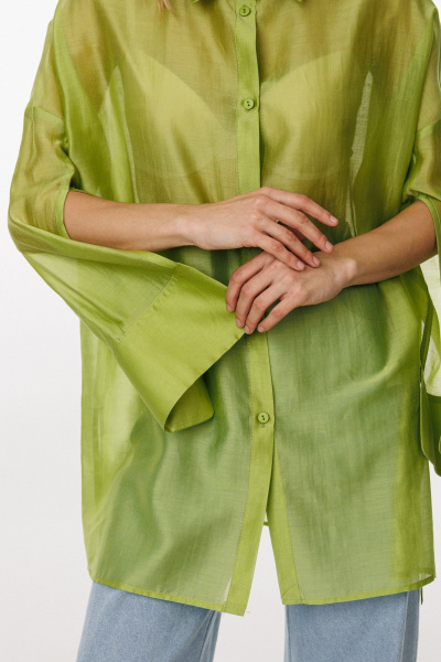 Блуза EOLA 3036 трава - фото 8