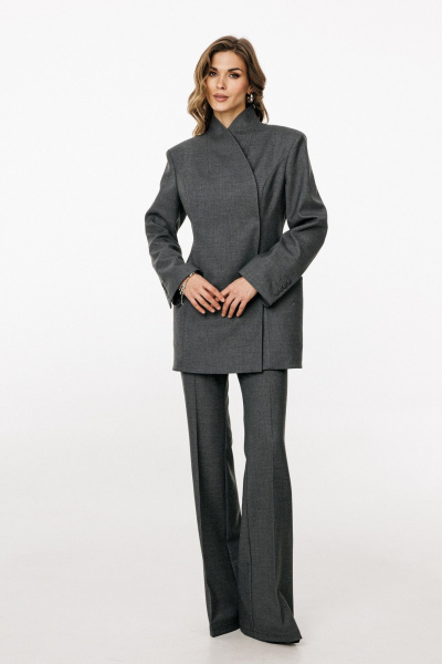 Брюки EOLA 3038 серый_меланж - фото 1