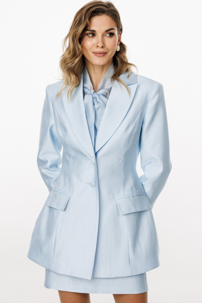 Жакет EOLA 3039 голубой - фото 12