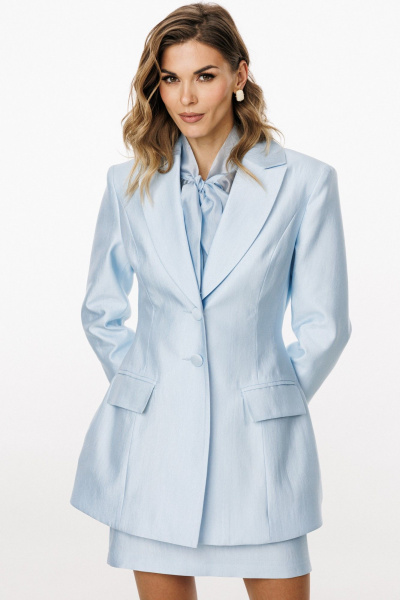 Жакет EOLA 3039 голубой - фото 11