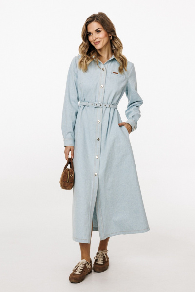 Платье EOLA 3041 светло-голубой - фото 13