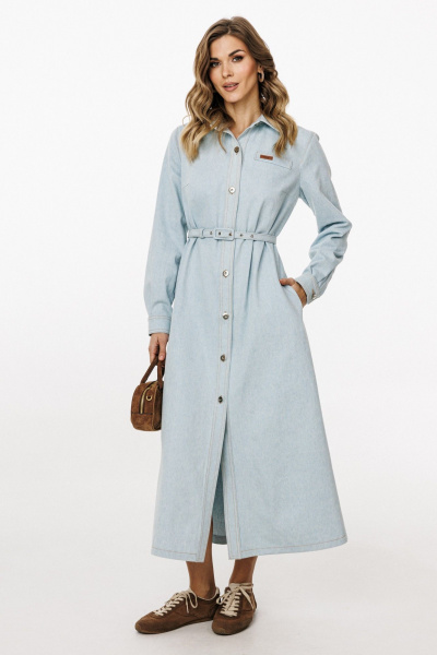 Платье EOLA 3041 светло-голубой - фото 12