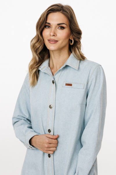 Платье EOLA 3041 светло-голубой - фото 9