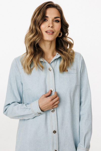 Платье EOLA 3041 светло-голубой - фото 5