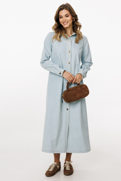 Платье EOLA 3041 светло-голубой - фото 1