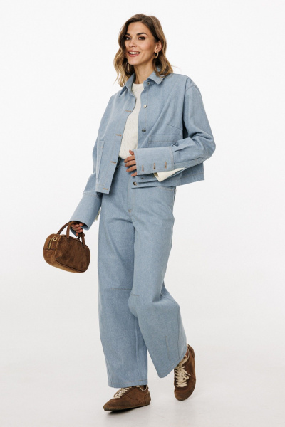 Блуза EOLA 3042 голубой - фото 3