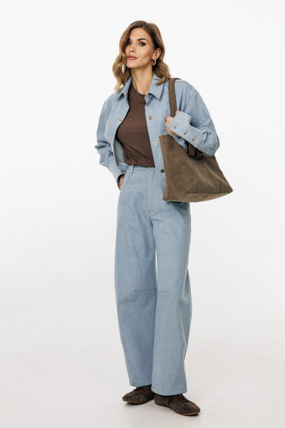 Блуза EOLA 3042.1 голубой - фото 2