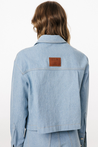 Блуза EOLA 3042.3 голубой - фото 5