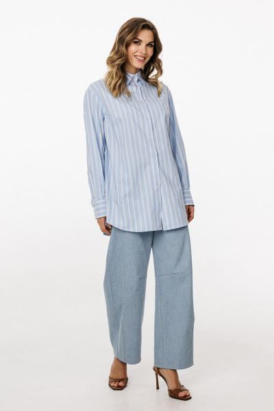 Брюки EOLA 3043.4 голубой - фото 3