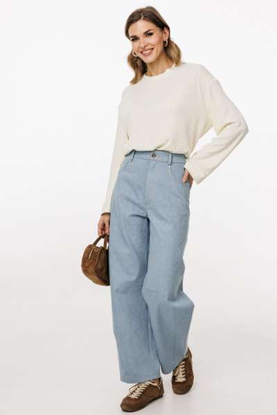 Брюки EOLA 3043.10 голубой - фото 2