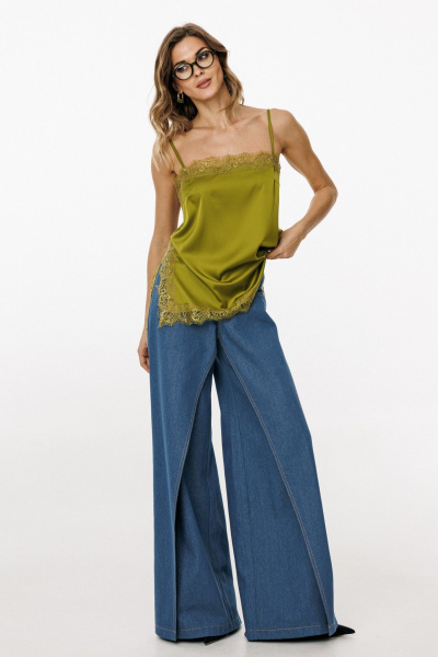 Брюки EOLA 3044.1 темно-голубой - фото 6