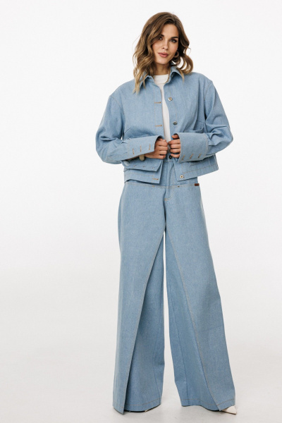 Брюки EOLA 3044.2 голубой - фото 2