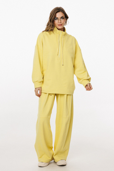 Брюки, джемпер EOLA 3048 темное_сливочное_масло - фото 11