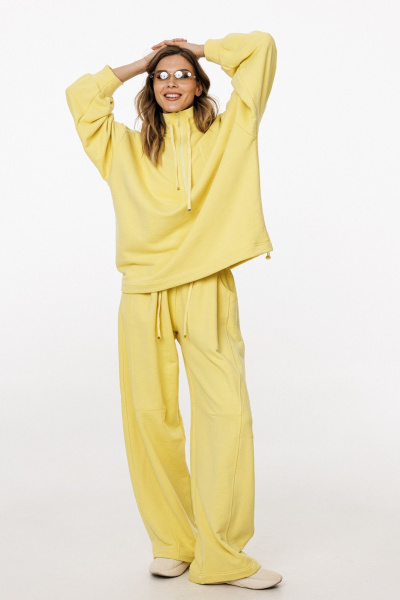 Брюки, джемпер EOLA 3048 темное_сливочное_масло - фото 9