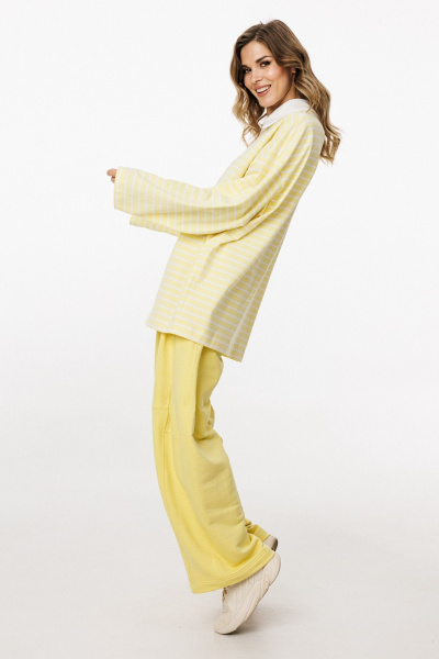 Джемпер EOLA 3052.1 лимонный_в_полоску - фото 17