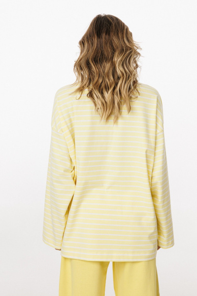 Джемпер EOLA 3052.1 лимонный_в_полоску - фото 16