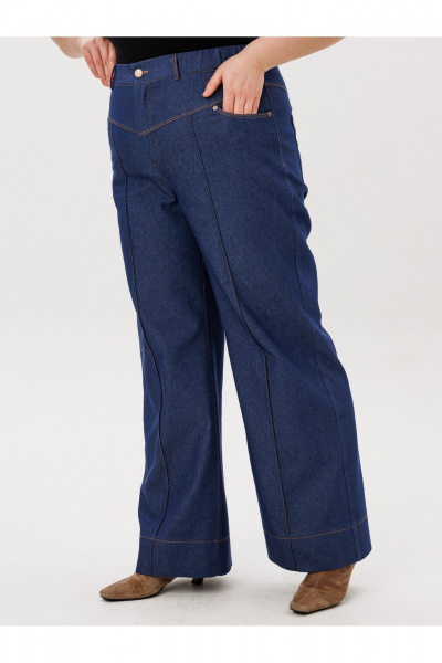 Брюки AVA fashion М-173 синий - фото 5