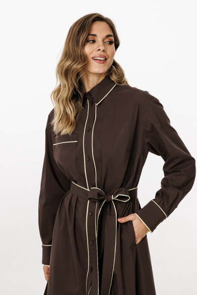 Платье EOLA 3057 шоколад - фото 15