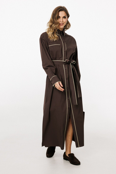 Платье EOLA 3057 шоколад - фото 14