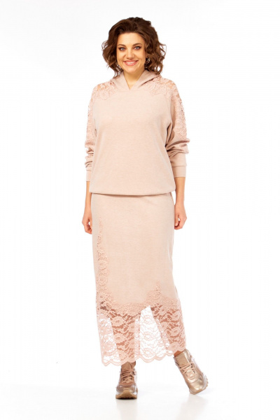 Джемпер, юбка Диомант 2146 розовый - фото 12