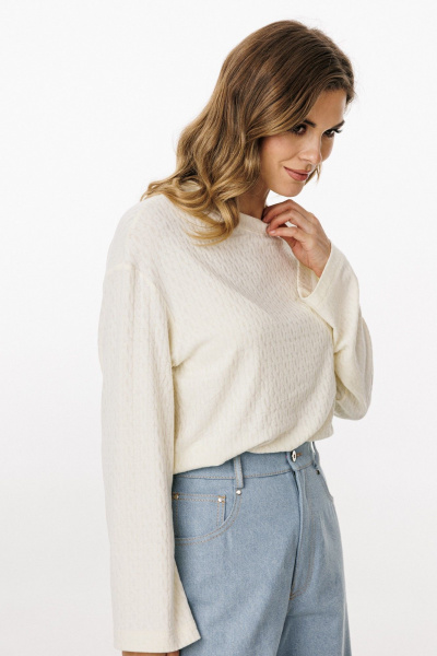 Джемпер EOLA 3059 молочный - фото 6