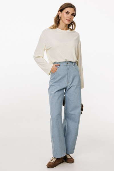 Джемпер EOLA 3059 молочный - фото 4