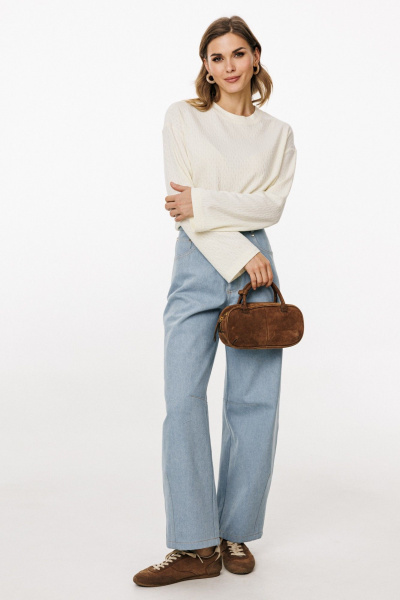 Джемпер EOLA 3059 молочный - фото 3