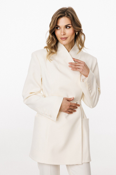 Жакет EOLA 3062 молочный - фото 7