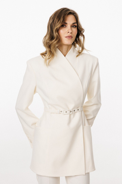 Жакет EOLA 3062 молочный - фото 5