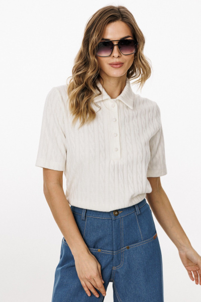 Джемпер EOLA 3063 молочный - фото 5