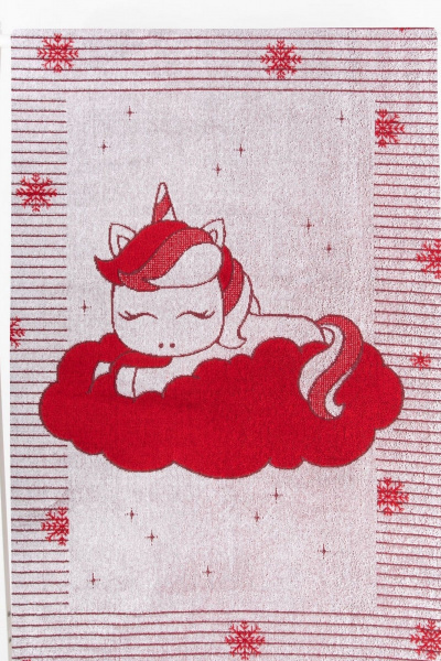 Полотенце Речицкий текстиль 6с103.412ж1 единорог на облаке белокр. - фото 3