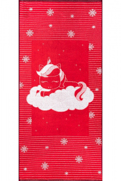 Полотенце Речицкий текстиль 6с103.412ж1 единорог на облаке белокр. - фото 2