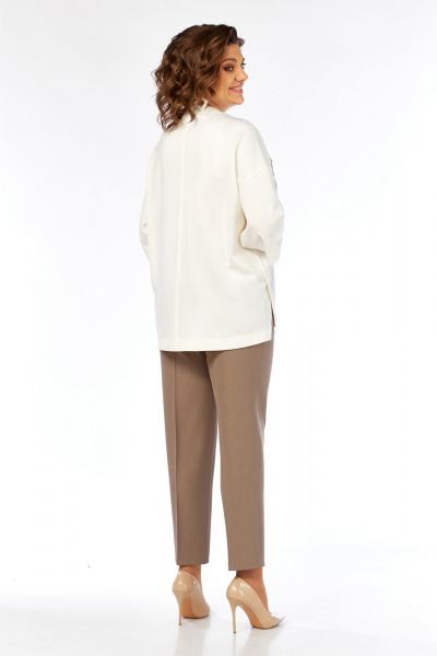 Брюки, джемпер Jurimex 3464 молоко-коричневый - фото 7