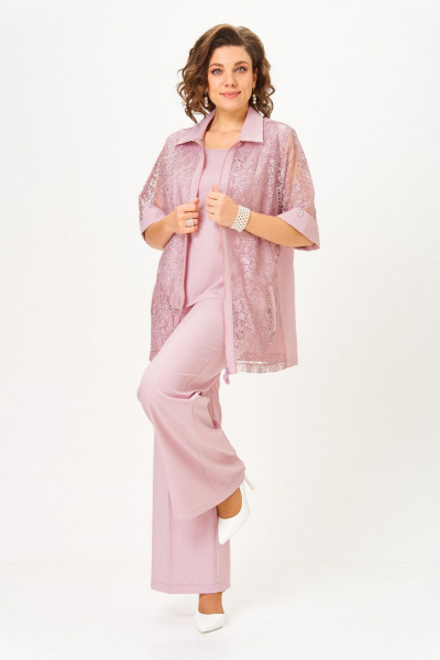 Брюки, кардиган, топ Svetlana-Style 2119 розовый - фото 8