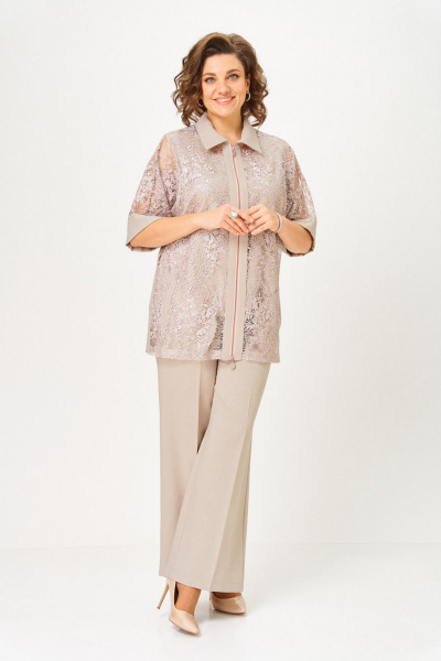 Брюки, кардиган, топ Svetlana-Style 2119 бежевый - фото 7