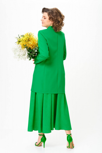 Жакет, юбка Anastasia 1262.3 весенний зеленый - фото 7