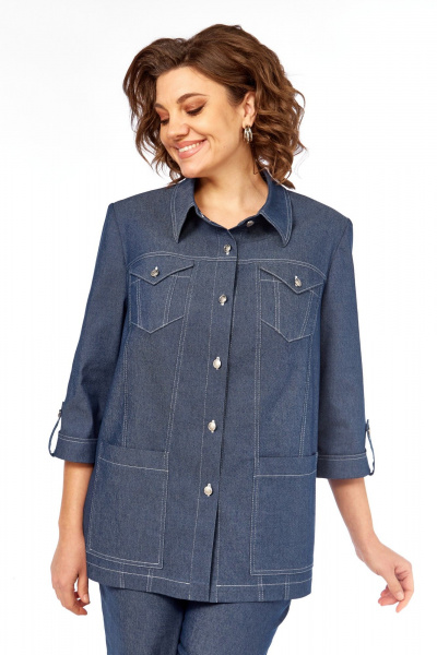 Брюки, рубашка Tensi 408 джинс - фото 4