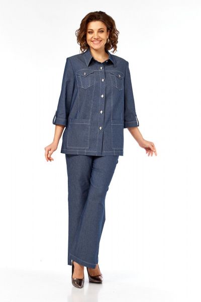 Брюки, рубашка Tensi 408 джинс - фото 2