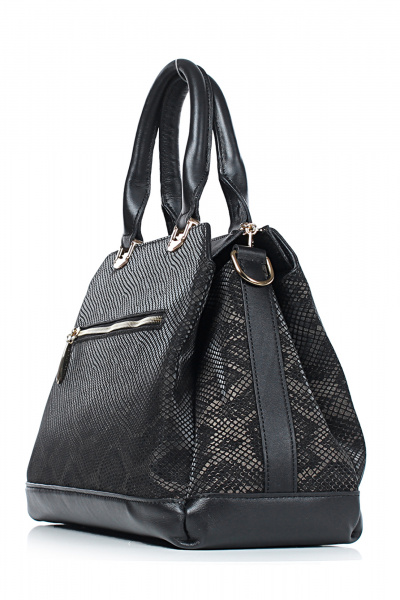 Сумка Galanteya 55724.25с3169к45 бронза/черный - фото 4