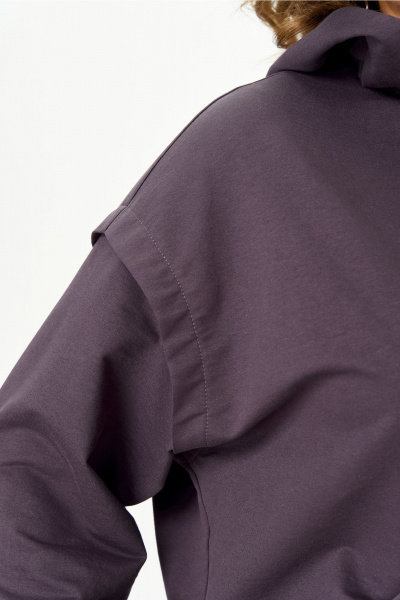 Бомбер, брюки Bonna Image 1023/1 серо-фиолетовый - фото 7