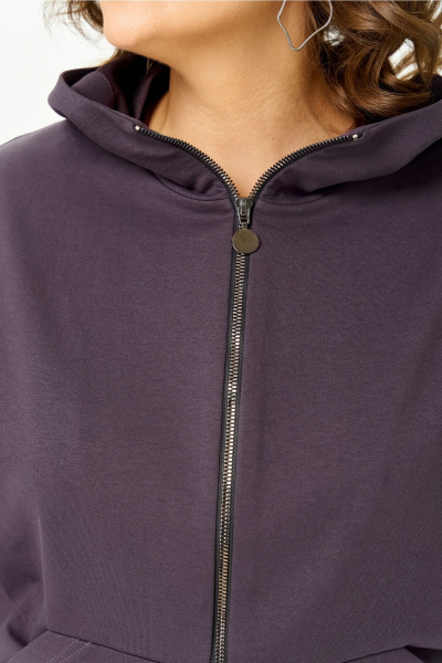 Бомбер, брюки Bonna Image 1023/1 серо-фиолетовый - фото 5