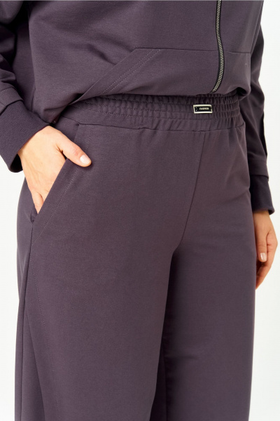 Бомбер, брюки Bonna Image 1023/1 серо-фиолетовый - фото 4