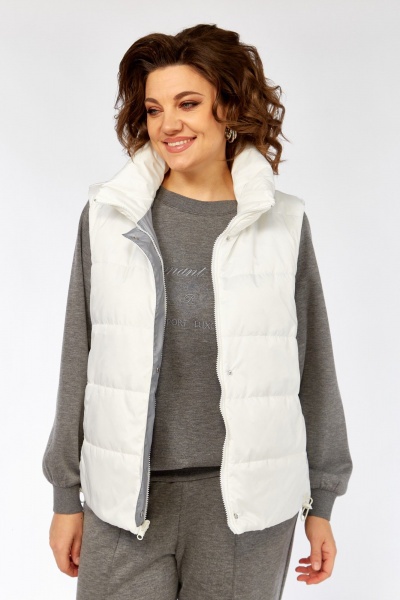 Жилет Диомант 2136 белый - фото 6