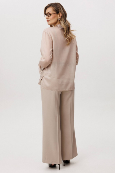 Блуза и брюки свободного кроя в монохроме Fantazia Mod 4863 - фото 8