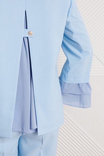 Брюки, жакет Mubliz 226 голубой - фото 13