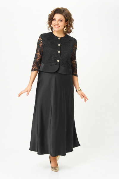 Жакет, юбка Svetlana-Style 2316 черный - фото 8