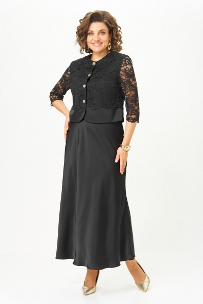 Жакет, юбка Svetlana-Style 2316 черный - фото 7