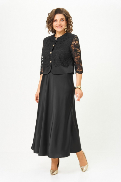 Жакет, юбка Svetlana-Style 2316 черный - фото 1