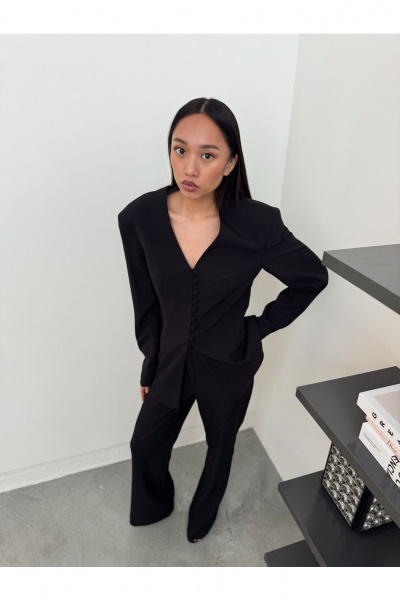 Жакет THE.WOMAN 0409 черный - фото 4