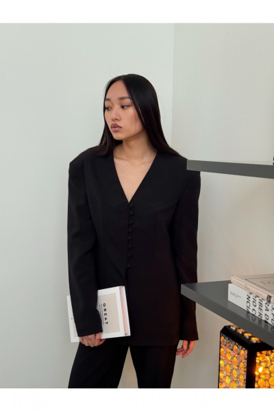 Жакет THE.WOMAN 0409 черный - фото 1